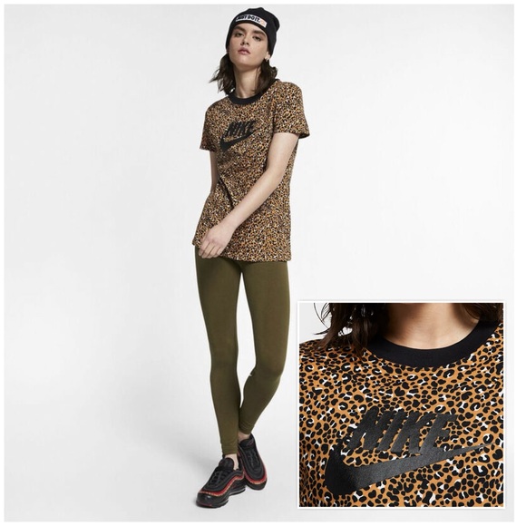 nike archao dusty brown t shirt